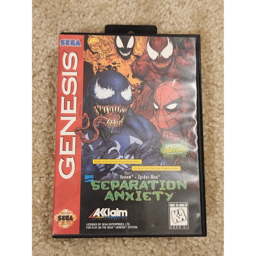 Seperation Anxiety Sega Genesis NO MANUAL